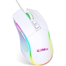 Prime Crossfire V1 12800 Dpi Makro Yazılımlı Chromatic Rgb Gaming Mouse - Beyaz