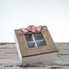 Prime Ahşap Çok Amaçlı Saklama Kutusu/organizer 15X15 LN648