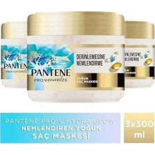 Prime Pantene Pro-V Miracles Hydra Glow Nemlendirici Maske Kuru Saçlar Için 300 ml 3lü Paket