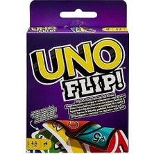 Prime Mattel Games Uno Flip Mattel Uno Flip, Klasik Uno'nun Yeni Versiyonu, Mattel Games GLH50 GLH50