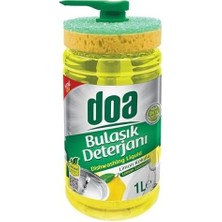 Prime Doa Sıvı Bulaşık Deterjan Süngerli Limon Kokulu 1000 ml