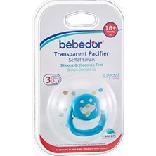 Prime Bebedor 173 Crystal Series Damaklı Yalancı Emzik No:3, , Pembe, 18 Ay ve Üzeri