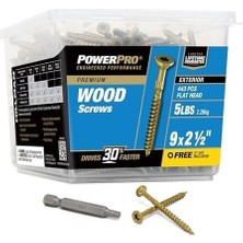 Die Grup 48610 Power Pro Dış All Purpose Vida, 9 x 2 – 1/2, 48610