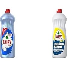 Karok Ticaret Platinum Hijyen Sıvı Bulaşık Deterjanı 1000 ml Limon Kokulu+Fairy Temiz & Ferah Sıvı Bulaşık Deterjanı 1000 ml Limon Kokulu