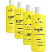 Prime Harrem Bio Aging Kuru Ciltler Için Makyaj Temizleme Yağı (4 Paketi)
