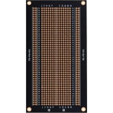 PCB-001 900 Noktalı Siyah Bakırlı Çift Yüzlü Pcb Proto Board (164X64MM)