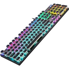 Prime Hp GK400Y Rgb Gaming Oyuncu Klavyesi Brown Kahverengi Switch Tam Boy Ingilizce Q