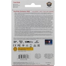 Extreme Pro 128 GB Microsdxc Hafıza Kartı SDSQXCY-128G-GN6MA, 170 Mb/sn'e Kadar