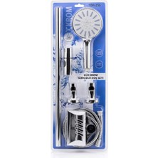 Store Vakumlu - Krom Lux Sürgülü Duş Seti