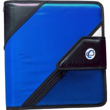 Prime The Open Tab Velcro Açılış Bağlayıcı - 5 Inç O-Halkalar - 5 Renkli Sekme Genişleyen Dosya Klasörü - Çoklu Cepler - 400 Yaprak Kapasitesi - Mavi S-826-A