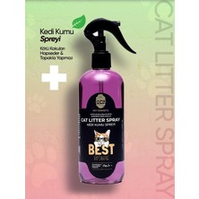 Prime Doku Pet Cosmetic Kedi Kumu Spreyi 400 ml | Topaklanma Yapmayan Kedi Kumu Koku Giderici Sprey