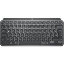 Prime , Mx Keys Mini Minimalist Kablosuz Aydınlatmalı Klavye, Kompakt, Bluetooth, Performans, Çoklu Cihaz Özellikli, 5 Ay Pil Ömrü, Türkçe Q Klavye, 920-010504, Siyah