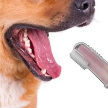 Prime Silikon Kedi ve Köpek Diş Fırçası - Kolay Kullanımlı Evcil Hayvan Diş Bakım Fırçası