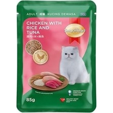 Prime Smartheart Pouch Tavuk ve Pirinçle Ton Balığı 85 gr