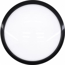 Store 20W Siyah Metal Kasa Sıva Üstü Yuvarlak Ledli Glop Armatür IP20 6500K - 1800LM E1212/S