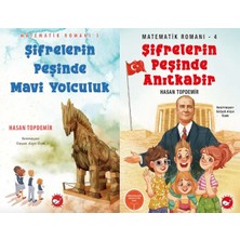Beyaz Balina Yayınları Matematik Romanı 3 - Şifrelerin Peşinde Mavi Yolculuk ve Matematik Romanı 4 - Şifrelerin Peşinde Anıtkabir (Hasan Topdemir)