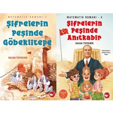 Beyaz Balina Yayınları Matematik Romanı 2 - Şifrelerin Peşinde Göbeklitepe ve Matematik Romanı 4 - Şifrelerin Peşinde Anıtkabir (Hasan Topdemir)