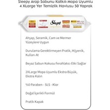 Prime Arap Sabunu Katkılı Mopa Uyumlu 4 Xlarge Yer Temizlik Havlusu 50' Li 6 Al 5 Öde ve Rosie Pamuk