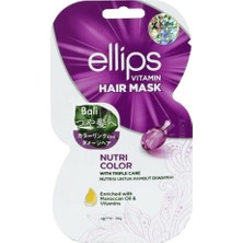 Prime Ellips Nutri Boyalı Saçlara Özel Vitamin Maskesi 20 G