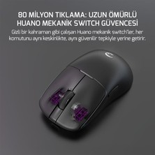 Prime 12.000DPI Triple Mode (Kablolu/bluetooth/2.4g) Siyah Gaming Mouse