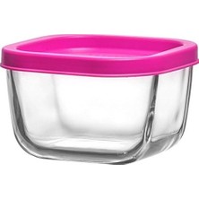 Prime Lav Cube Saklama Kabı, Cam, 270 Cc, 4 Adet