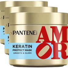 Prime Pantene Amor Edition Pro-V Keratin Koruması Saç Bakım Maskesi 300 Mililitre (3 Paketi)