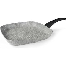 Flonal Dura Induction Tava, Sağlıklı Pişirme ve Kızartma Için, Yapışmaz ve Son Derece Çizilmeye Karşı Dayanıklı, Indüksiyon, Gaz, Seramik, Italyan Premium Kalite, Grillpfanne 28CM