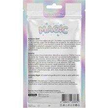 Stopever Spot Patch 20 Adet Akne Patch Siyah Nokta Karşıtı Holografik Yıldız Kalp Cilt Bakım Maskesi