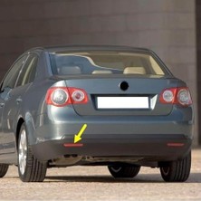 Nacario Arka Tampon Sol Alt Köşe Reflektörü 1K5945105 Vw Jetta 5 ile Uyumlu 2006-2011