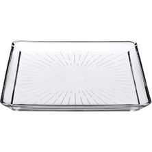 Prime Madlen Servis Tabağı 68683 Madlen Crystal Glass 24X24