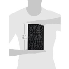 Prime Iron-On Letters Ütüyle Yapıştırmak Için Harfler, Siyah, 3/4 Inç