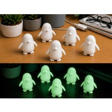 5 Adet Karanlıkta Parlayan Mini Penguen