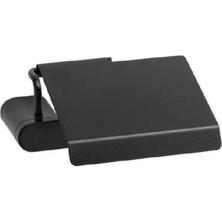 Prime Ovalın Kapaklı Tuvalet Kağıtlığı Siyah Renk 87X137X159 mm