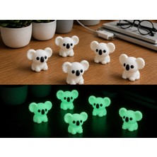 5 Adet Karanlıkta Parlayan Mini Koala
