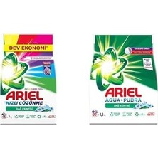 Prime Ariel Aqua Pudra Dağ Esintisi Toz Çamaşır Deterjanı Renklilere Özel 7 kg & Ariel Dag Esintisi 4.5 kg Toz Çamaşır Deterjanı