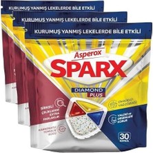 Prime Asperox Sparx Plus 30'lu Bulaşık Makinesi Deterjanı (3 Paketi)