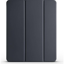 Store Apple iPad Air 11 2025 M3 Zore Smart Cover Kalem Bölmeli Standlı 1-1 Kılıf – Darbelere Karşı Maksimum Koruma, Sağlam Deri, Kolay Kullanım (Siyah)