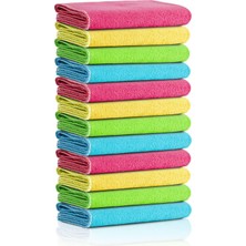 Store Mikrofiber Temizlik Bezi | Klasik Serii | 250 Gsm | Banyo, Mutfak Bezi | Bulaşık Kurulama Bezi | 4 Renk X12 Adet