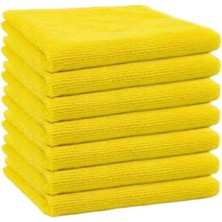 Store Premium Mikrofiber Temizlik Bezi, Sarı Renk, Makinede Yıkanabilir, Güçlü Toz Alma Özellikli, 20'li Paket