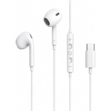 Store HP-TK03 Titan Series Type-C Kablolu Kulak Içi Kulaklık - 13MM Sürücülü Yüksek Kaliteli Stereo Ses Mikrofonlu ve Ergonomik Tasarımlı 1.2m Type-C Kulaklık