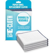 Store Wash & Wipe Dish Cloth Mikrofiber Temizleme Bezi, Mavi, 4'lü Paket