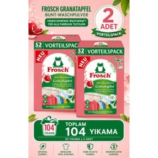 Frosch Nar Özlü Renkli Çamaşırlar Için Toz Deterjan 52 Yıkama 2X3,432 kg