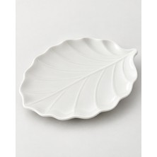 Be Original Pera 17 cm Leaf Sunum Tabağı | Porselen Yaprak Formlu Servis Tabağı