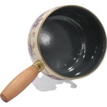 Store Fiorella Emaye Ahşap Saplı Haşlama ve Sos Tavası 16 cm