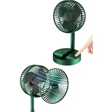 Store Katlanabilir Teleskopik Şarjlı Fan Masaüstü Soğutucu Vantilatör