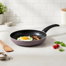 Store Papilla Optimum Argos Plus 26 cm Mor Kırçıl Granit Efektli Yapışmaz Kızartma ve Sote Tavası