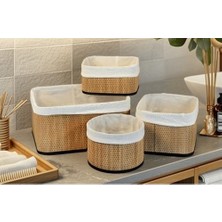 Prime Wicker Premium Serisi 4'lü Set Organizer