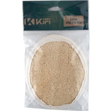 Store Doğal Kabak Oval Yüz Pedi - Çift Taraflı
