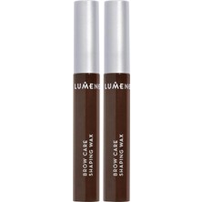 Prime Lumene Brow Care Shaping Wax Kaş Şekillendirici ve Sabitleyici Wax Dark Brown (2 Paketi)