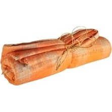Prime Ekose Oduncu Battaniye 150 * 200 Turuncu Ekose